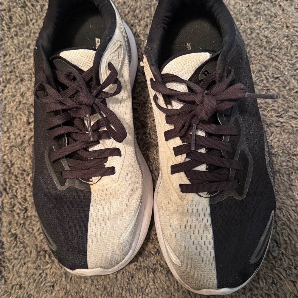 Saucony Black and White Athletic Sneakers